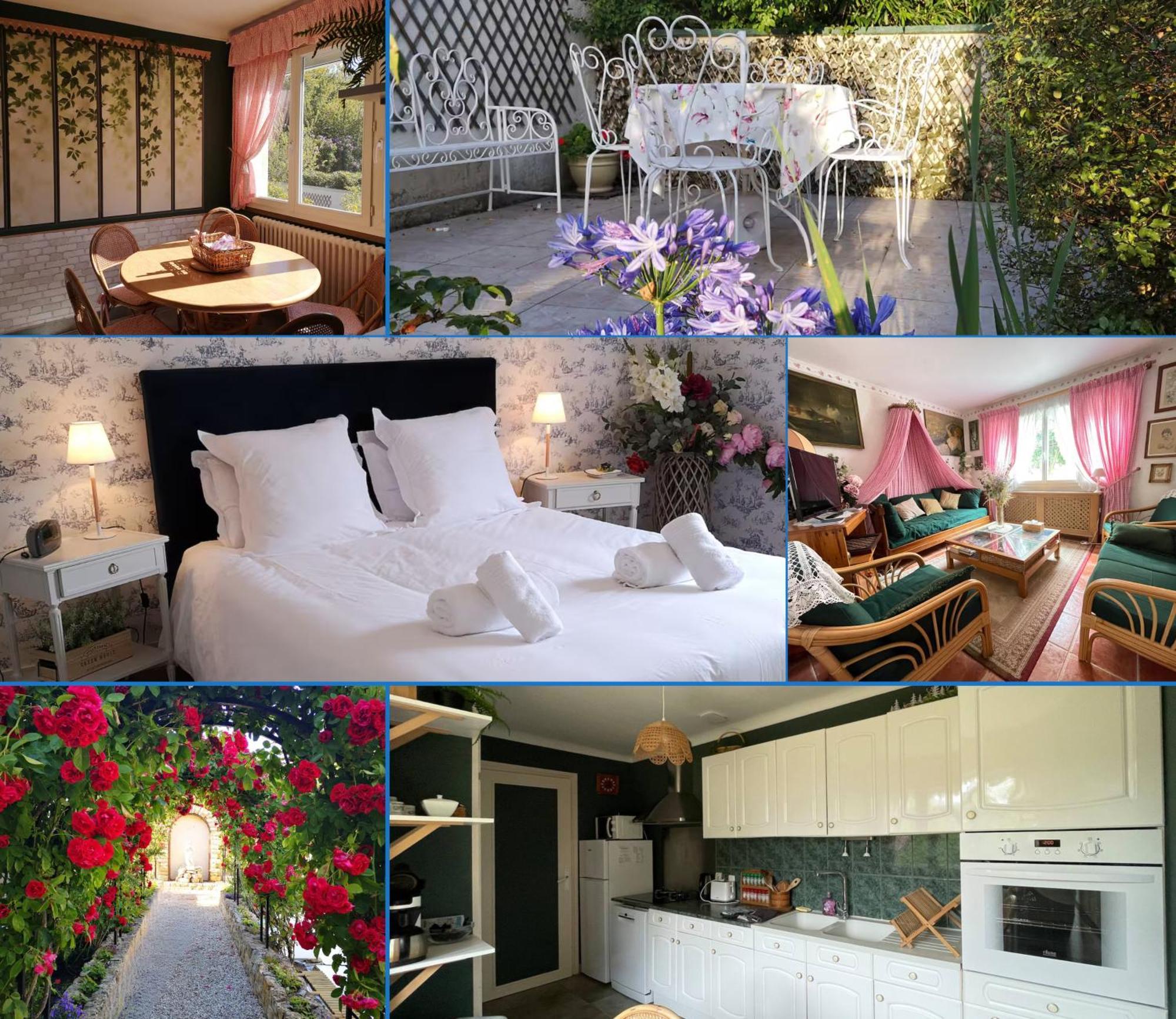 La Roseliere Maison Plain Pied Confortable Belle Decoration Jardin Magnifique 10 Mn A Pied Centre Ville Bayeux Proche Plages Du Debarquement Bagian luar foto